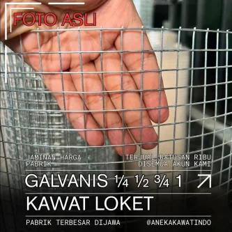 galvanis 6 (2)_60_11zon Nama Produk Kawat Loket Galvanis Kawat Loket Galvanized Kawat Loket Galvanis Hot Dip Kawat Loket Galvanis Elektro Kawat Anyam Galvanis Wire Mesh Galvanis Welded Wire Mesh Galvanis Galvanized Welded Wire Mesh Kawat Mesh Galvanis Jaring Kawat Galvanis Kawat Jaring Galvanis Kawat Las Galvanis Kata Kunci Pencarian Kawat Pagar Galvanis Kawat Kandang Galvanis Mesh Pagar Galvanis Jaring Besi Galvanis Kawat Kotak Galvanis Kawat Anti Karat Kawat Baja Galvanis Galvanized Mesh Wire Fence Galvanis Berdasarkan Penggunaan Kawat Kandang Ayam Kawat Kandang Burung Kawat Kandang Kelinci Kawat Kandang Kucing Kawat Pagar Rumah Kawat Pagar Kebun Kawat Pelindung Tanaman Partisi Gudang Rak Besi Pelindung Mesin Kata Promosi Anti Karat Tahan Korosi Kualitas Premium Kuat & Kokoh Tahan Lama Harga Pabrik Ready Stock Grosir & Ecer Custom Ukuran Pengiriman Seluruh Indonesia