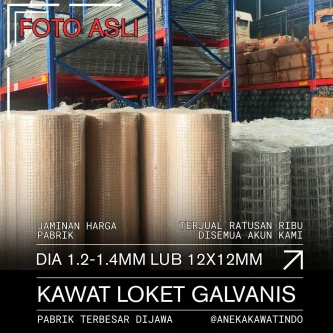 loket 1.2_1.4 5_5_11zon Nama Produk Kawat Loket Galvanis Kawat Loket Galvanized Kawat Loket Galvanis Hot Dip Kawat Loket Galvanis Elektro Kawat Anyam Galvanis Wire Mesh Galvanis Welded Wire Mesh Galvanis Galvanized Welded Wire Mesh Kawat Mesh Galvanis Jaring Kawat Galvanis Kawat Jaring Galvanis Kawat Las Galvanis Kata Kunci Pencarian Kawat Pagar Galvanis Kawat Kandang Galvanis Mesh Pagar Galvanis Jaring Besi Galvanis Kawat Kotak Galvanis Kawat Anti Karat Kawat Baja Galvanis Galvanized Mesh Wire Fence Galvanis Berdasarkan Penggunaan Kawat Kandang Ayam Kawat Kandang Burung Kawat Kandang Kelinci Kawat Kandang Kucing Kawat Pagar Rumah Kawat Pagar Kebun Kawat Pelindung Tanaman Partisi Gudang Rak Besi Pelindung Mesin Kata Promosi Anti Karat Tahan Korosi Kualitas Premium Kuat & Kokoh Tahan Lama Harga Pabrik Ready Stock Grosir & Ecer Custom Ukuran Pengiriman Seluruh Indonesia Contoh Judul SEO Marketplace Kawat Loket Galvanis | Wire Mesh Galvanis | Welded Wire Mesh | Jaring Kawat Anti Karat Kawat Loket Galvanis Hot Dip | Kawat Pagar | Kawat Kandang | Mesh Galvanis Kawat Anyam Galvanis | Galvanized Welded Wire Mesh | Kawat Jaring Besi | Anti Karat
