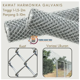 Kawat Harmonika Galvanis Kawat Anyaman Harmonika Galvanis Jaring Harmonika Galvanis Kawat Mesh Harmonika Wire Mesh Harmonika Chain Link Galvanis Chain Link Fence Galvanis Galvanized Chain Link Fence Jaring Kawat Chain Link Pagar Kawat Harmonika Pagar Chain Link Galvanis Kawat Pagar Harmonika